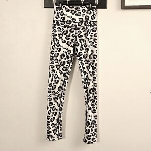 LA Society White Leopard Active Leggings